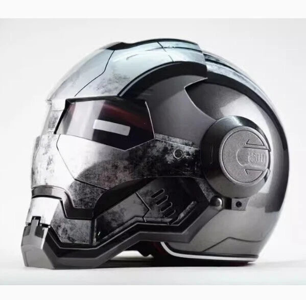 Personalized Motorcycle Helmet Iron Man Creative Decoration Birthday Helmet Gift 07FC0E-D4 - KOEEK
