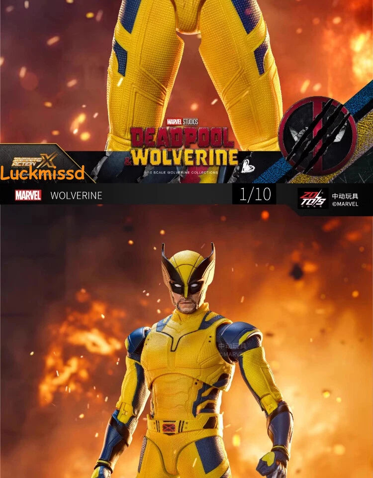 1:10 ZD Toy Deadpool & Wolverine Action Figure Toy Model Collection Xmas Gift BN 07FC0E-D4 - KOEEK