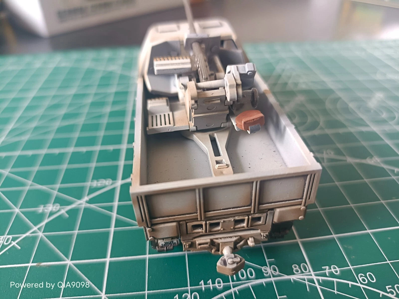 1:72 Scale WWII German Sd .Kfz.7/2 Flak37 Antiaircraft Gun Winter Painting Model 07FC0E-D4 - KOEEK