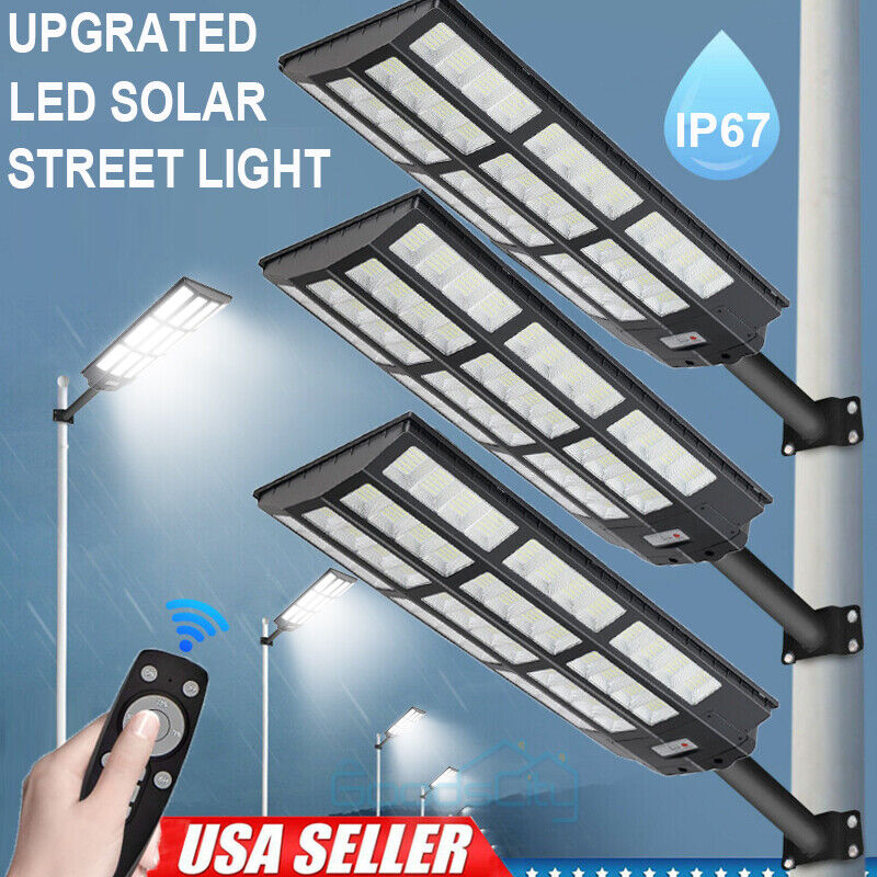 nye 1600W Solar Street Lights Commercial 7500K for Basketball Court Road Playground