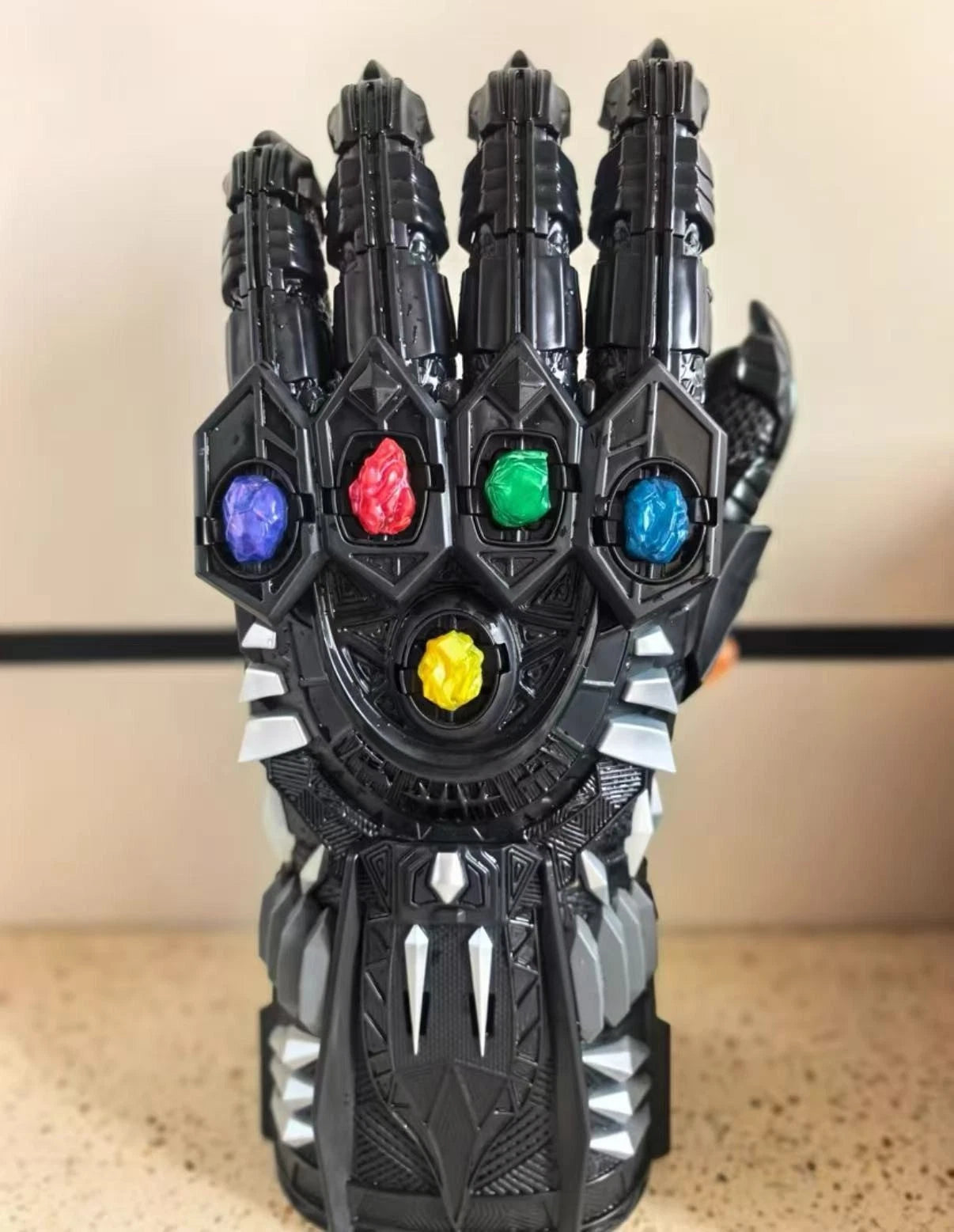 Black Panther Infinity Gauntlet Articulated Light-Up Sound Effects Cosplay Prop 07FC0E-D4 - KOEEK