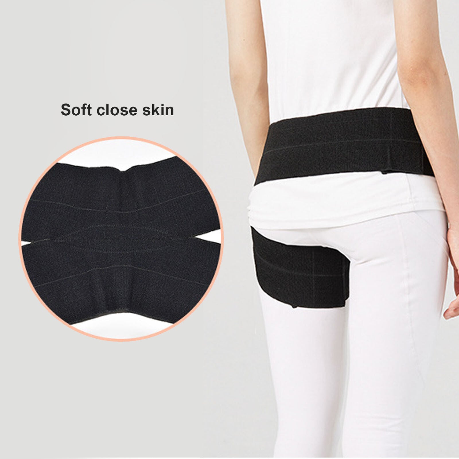 new Groin Support Brace Light Breathable Close Fit Professional Groin Brace Hip Mgr koeek - KOEEK