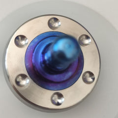 Titanium+Stainless Steel Spinning Top Finger Spinner Ceramic Bead Fidget EDC Toy 07FC0E-D4 - KOEEK