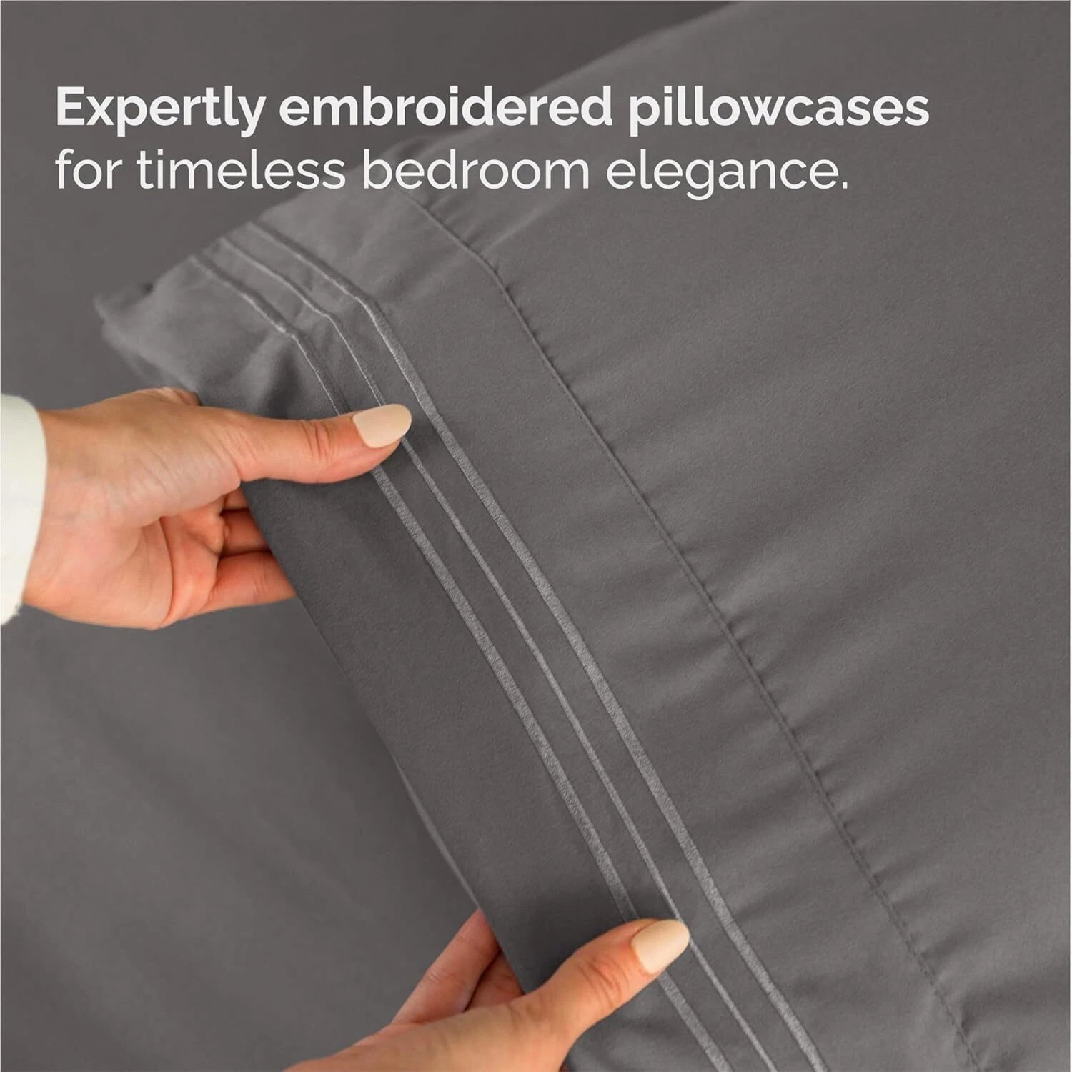 King Size 4 Piece Sheet Set - Comfy Breathable & Cooling Bed Sheets Set -Bedding 07FC0E-D4 - KOEEK