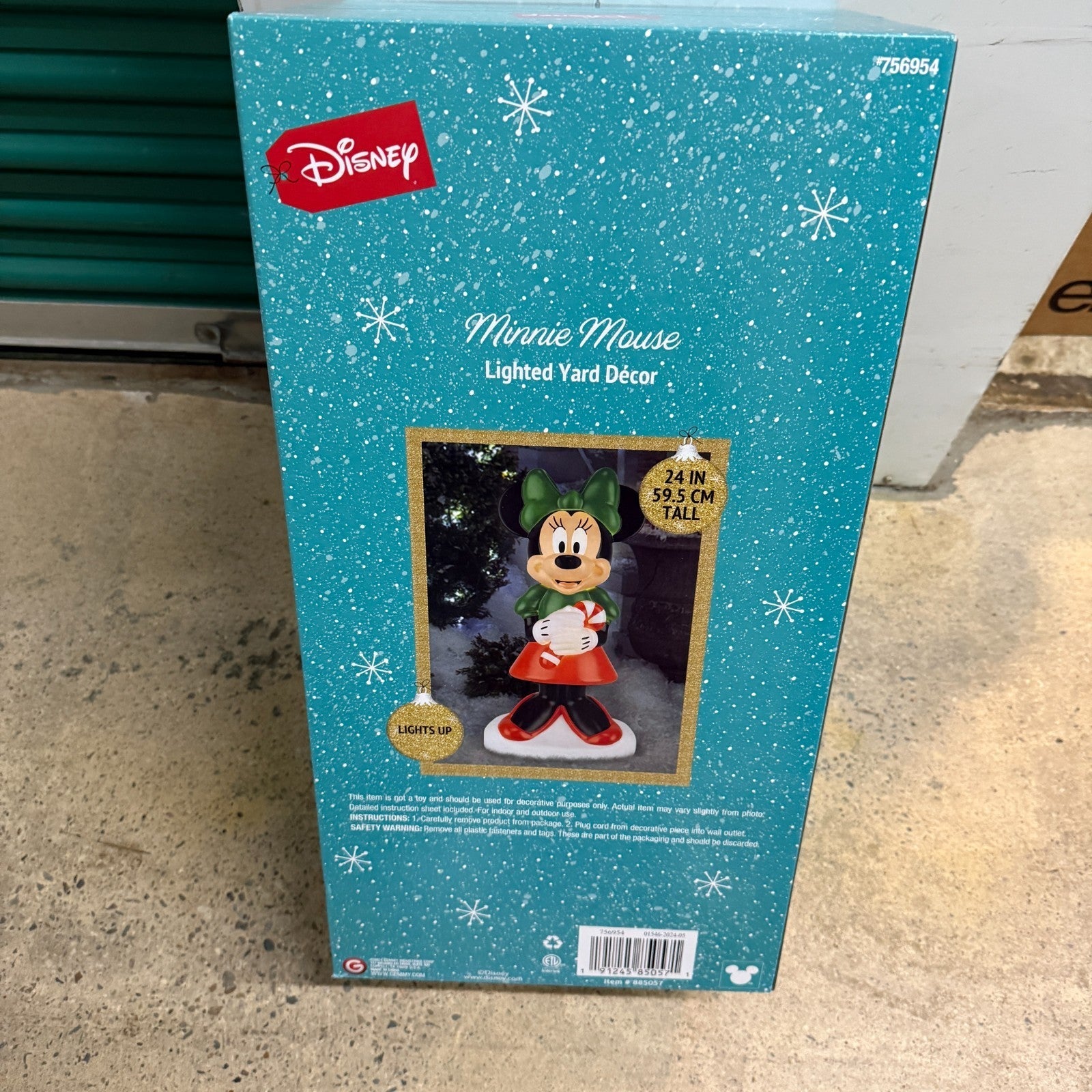 Disney Minnie Mouse Blow Mold Lighted Christmas Yard Decoration 2 FT Gemmy GEMMY - KOEEK