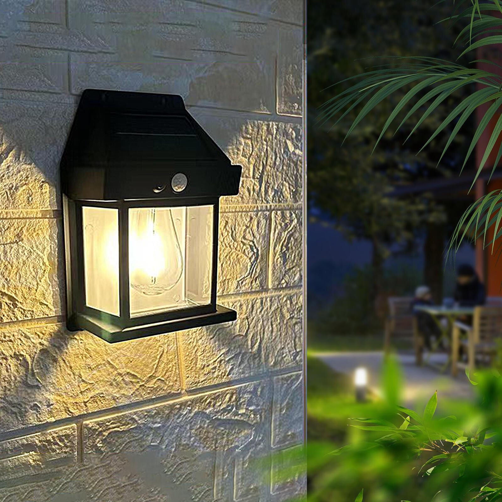 new Solar Wall Lights Solar Deck Lights Outdoor Yard and Fence Light For Garden koeek - KOEEK