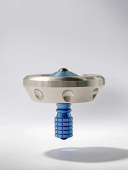 Titanium Stainless Steel Spinning Top Finger Spinner Ceramic Bead Fidget EDC Toy 07FC0E-D4 - KOEEK