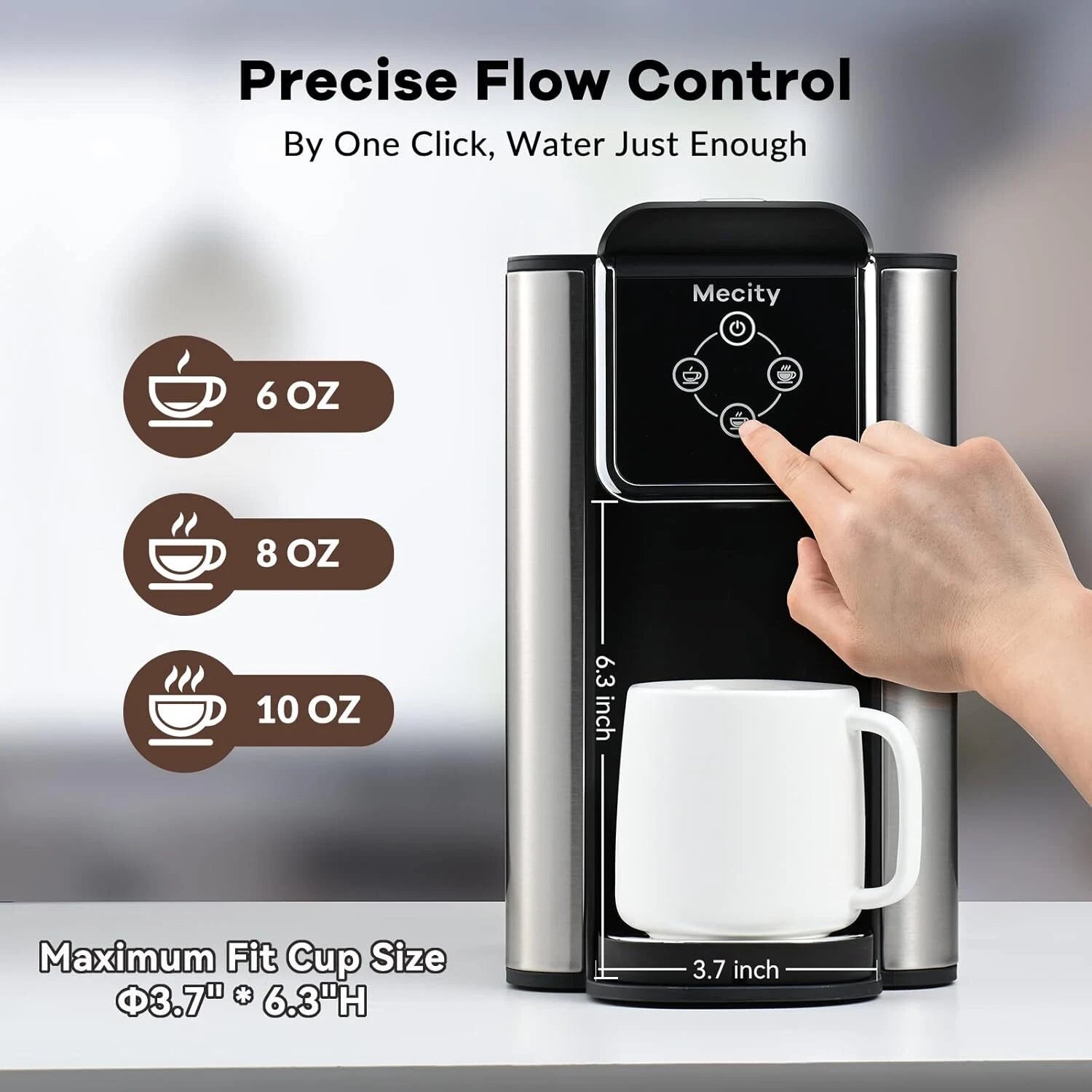 Coffee maker 3 in 1 Single cup coffee maker, instant coffee maker 07FC0E-D4 - KOEEK
