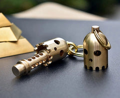 Brass Pendant Ghost Style Umbrella Rope Lanyard Knife Bead DIYAccessories EDC 07FC0E-D4 - KOEEK