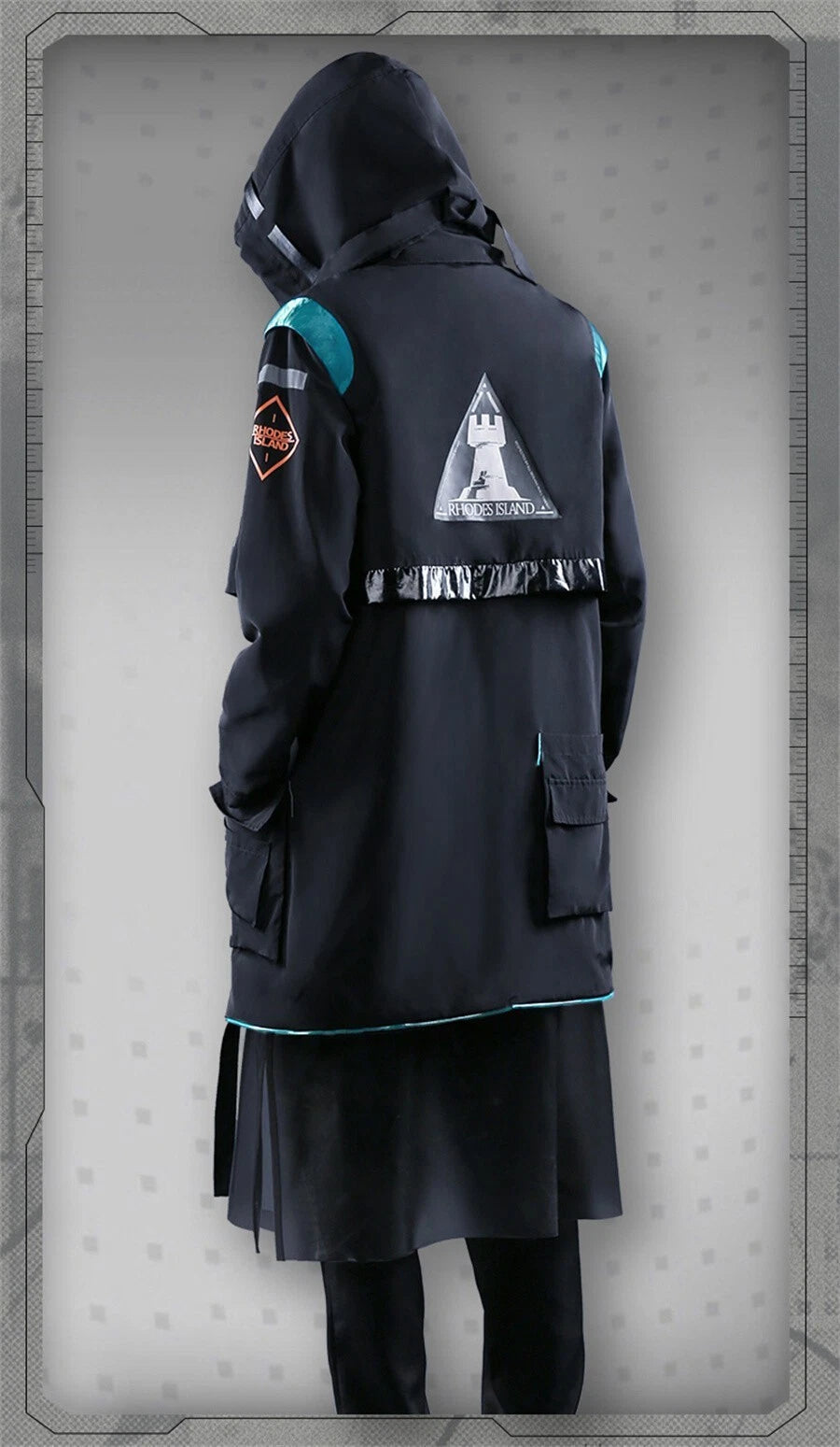 Arknights Doctor Men's Clothing Coat Trousers Anime Uniform Suit Cosplay Costume 07FC0E-D4 - KOEEK