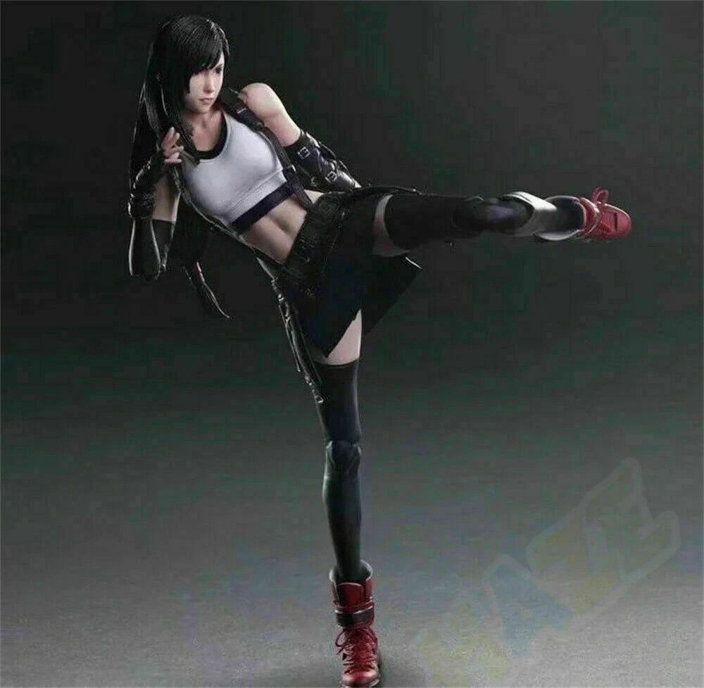 10" Play Arts Kai Tifa Lockhart Final Fantasy VII  Action Figure Collection 07FC0E-D4 - KOEEK