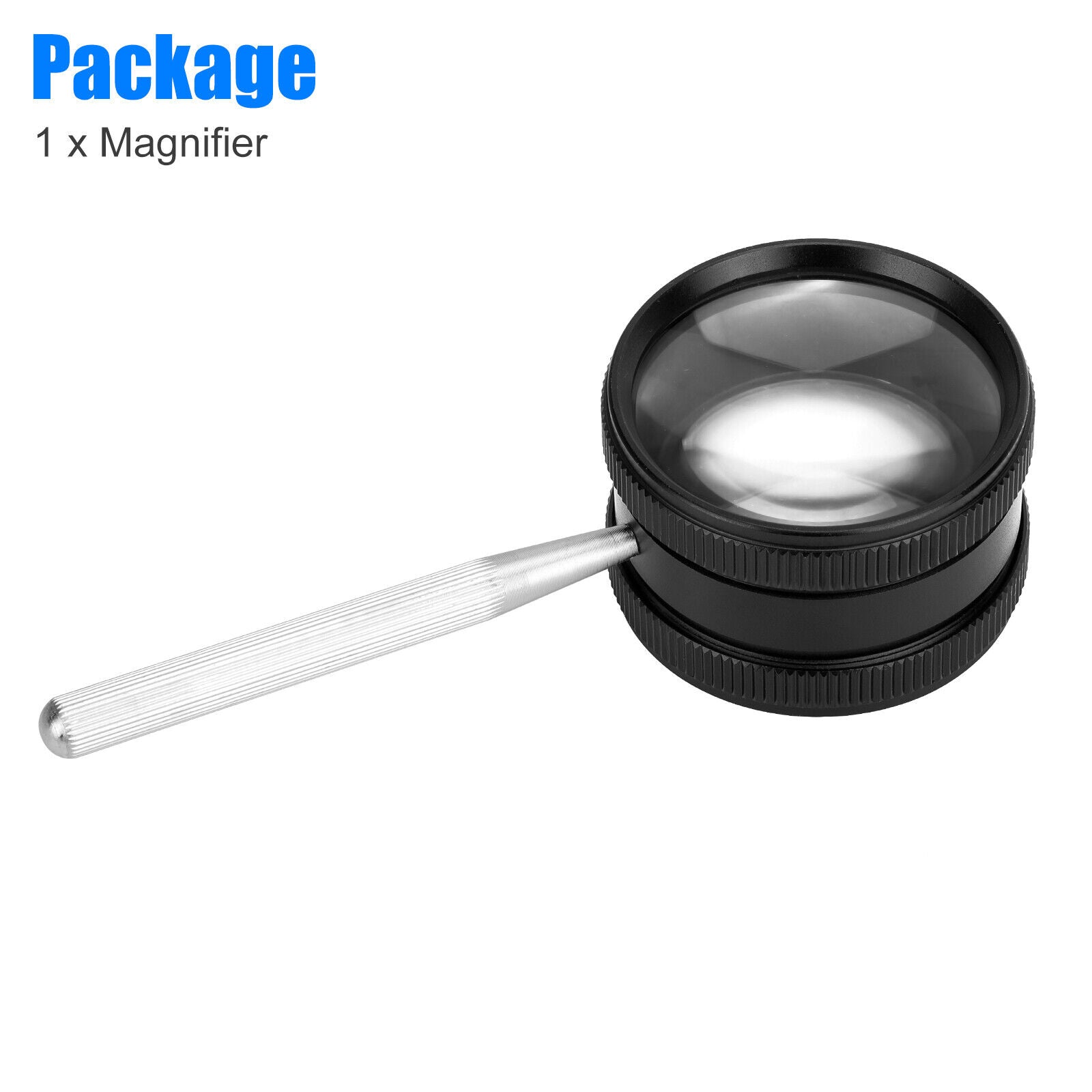 35X Magnifying Glass Reading Magnifier Handheld 2" Optical Lens Jewelry Eye Loop koeek - KOEEK