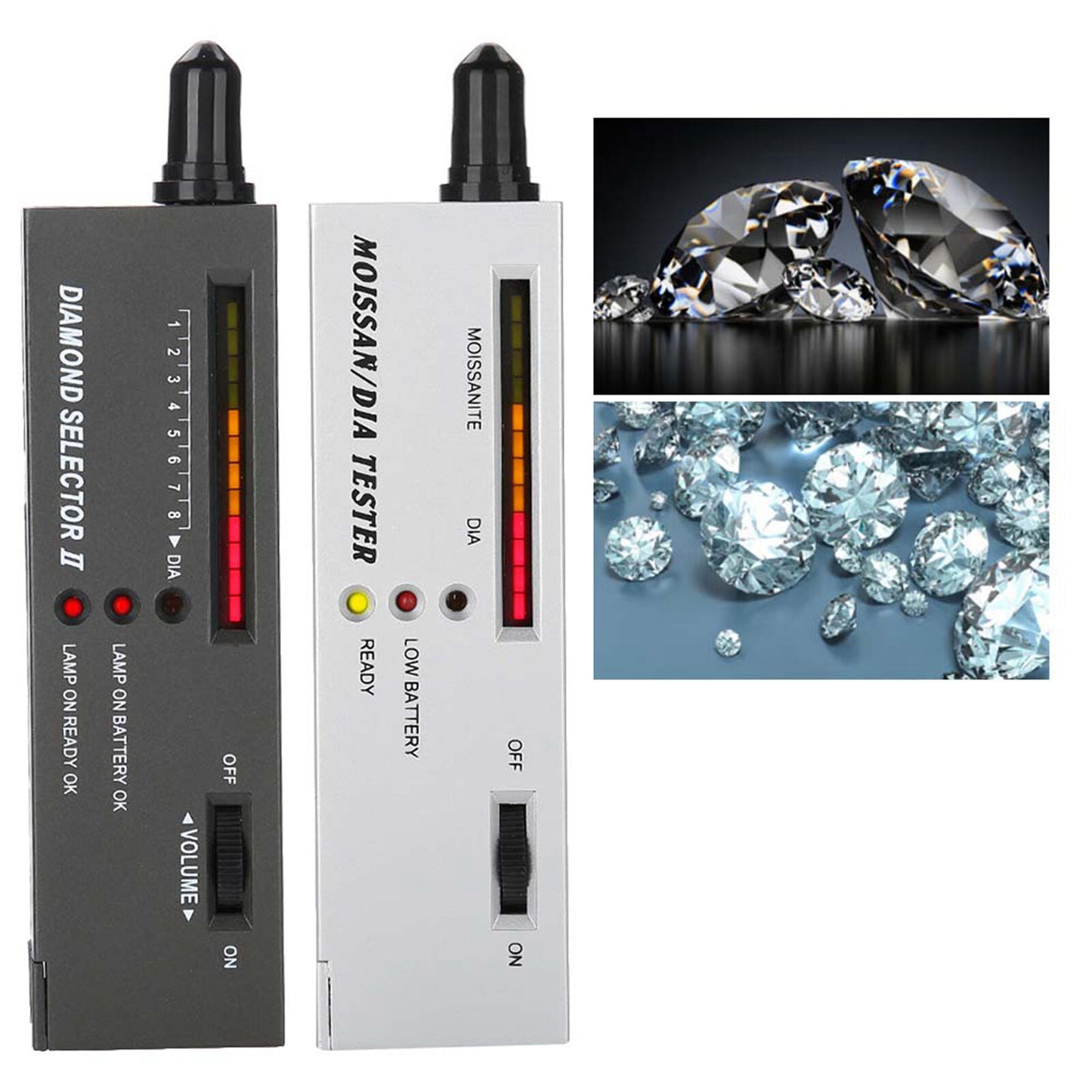 new Practical Jewelry Diamond Selector II Moissanite Tester Portable Testing Tool koeek - KOEEK