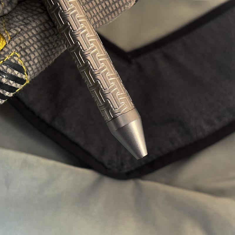 EDC Titanium Alloy Pocket Ballpoint Pen Signature Writing Pen Business Office 07FC0E-D4 - KOEEK