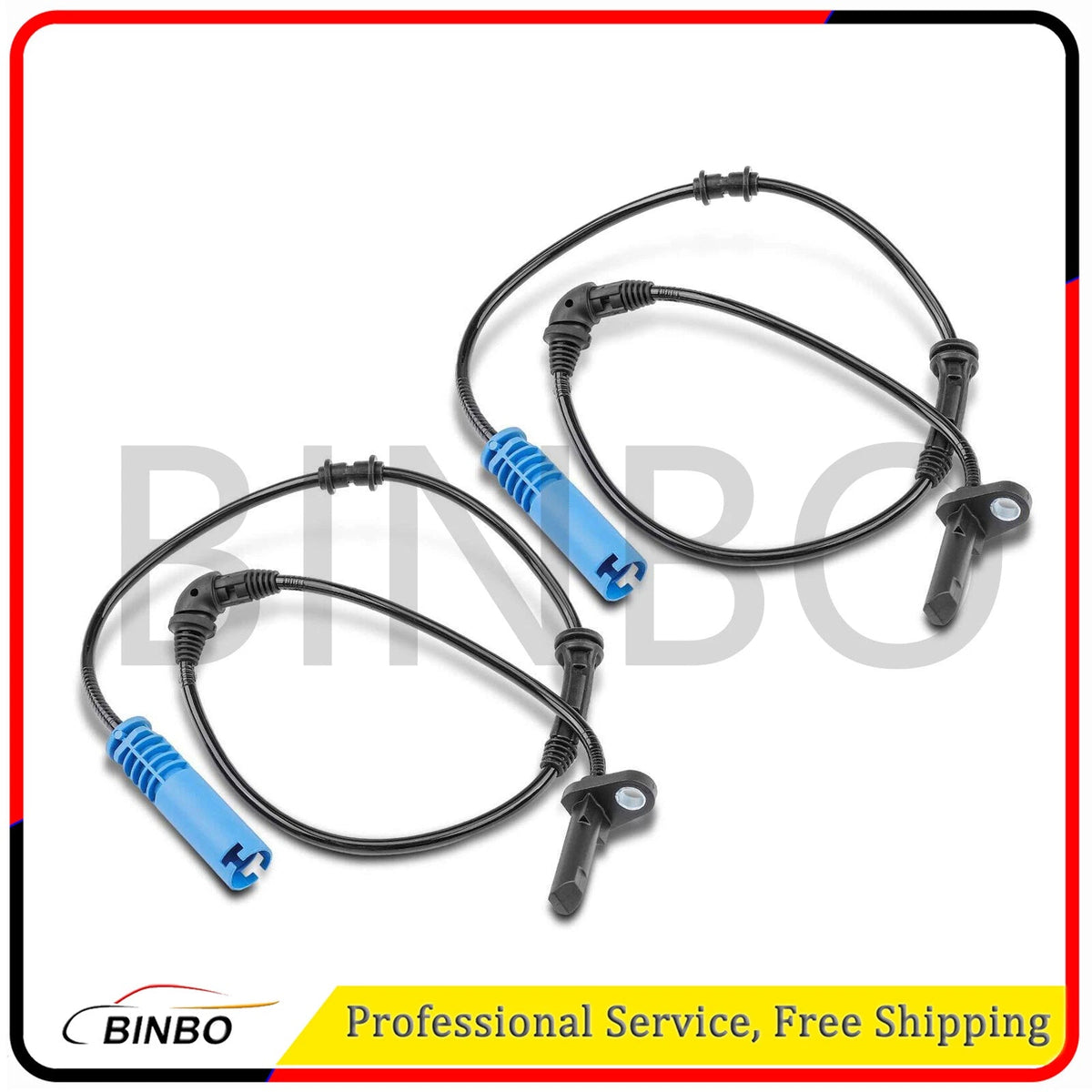 Pair Front Left Right ABS Wheel Speed Sensor For MINI Cooper 08-15 34526851500 07FC0E-D4 - KOEEK