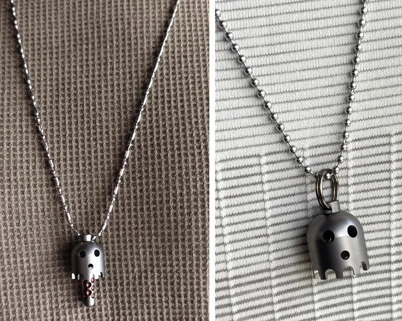 HotEDC Titanium Alloy Beads Pendant Necklace Bracelet KeychainOutdoorDecorations 07FC0E-D4 - KOEEK