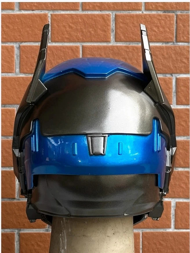 Batman Red Hood Arkham Knight Jason Halloween Cosplay Helmet FRP Mask LED Eyes 07FC0E-D4 - KOEEK