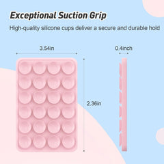 new Magnetic Suction Phone Mount for MagSafe Case,Silicone Octo Cup Chlak Pink 07FC0E-D4 - KOEEK