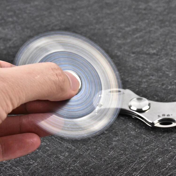 1pcs Multi Functional EDC Fidget Hand Spinner Hang Buckle Key Chain Tool 07FC0E-D4 - KOEEK