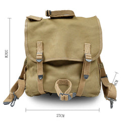 WW2 USMC M1941 Haversack Tactical Field Military Hunting Replica Backpack 07FC0E-D4 - KOEEK