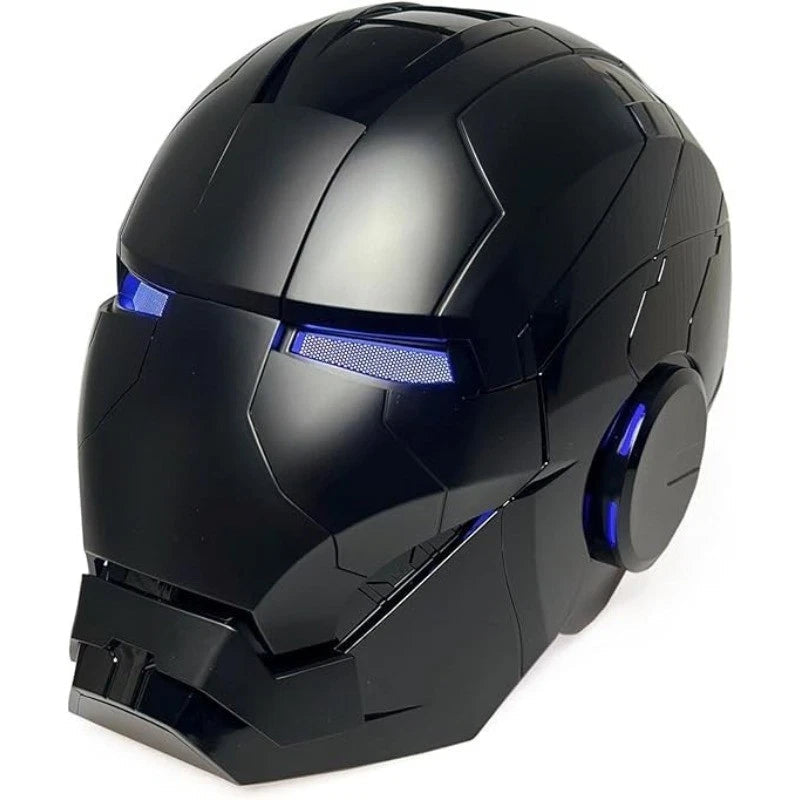 Iron Man MK5 Black 1:1 Helmet Wearable Voice-control Open&Close Cosplay Mask 07FC0E-D4 - KOEEK