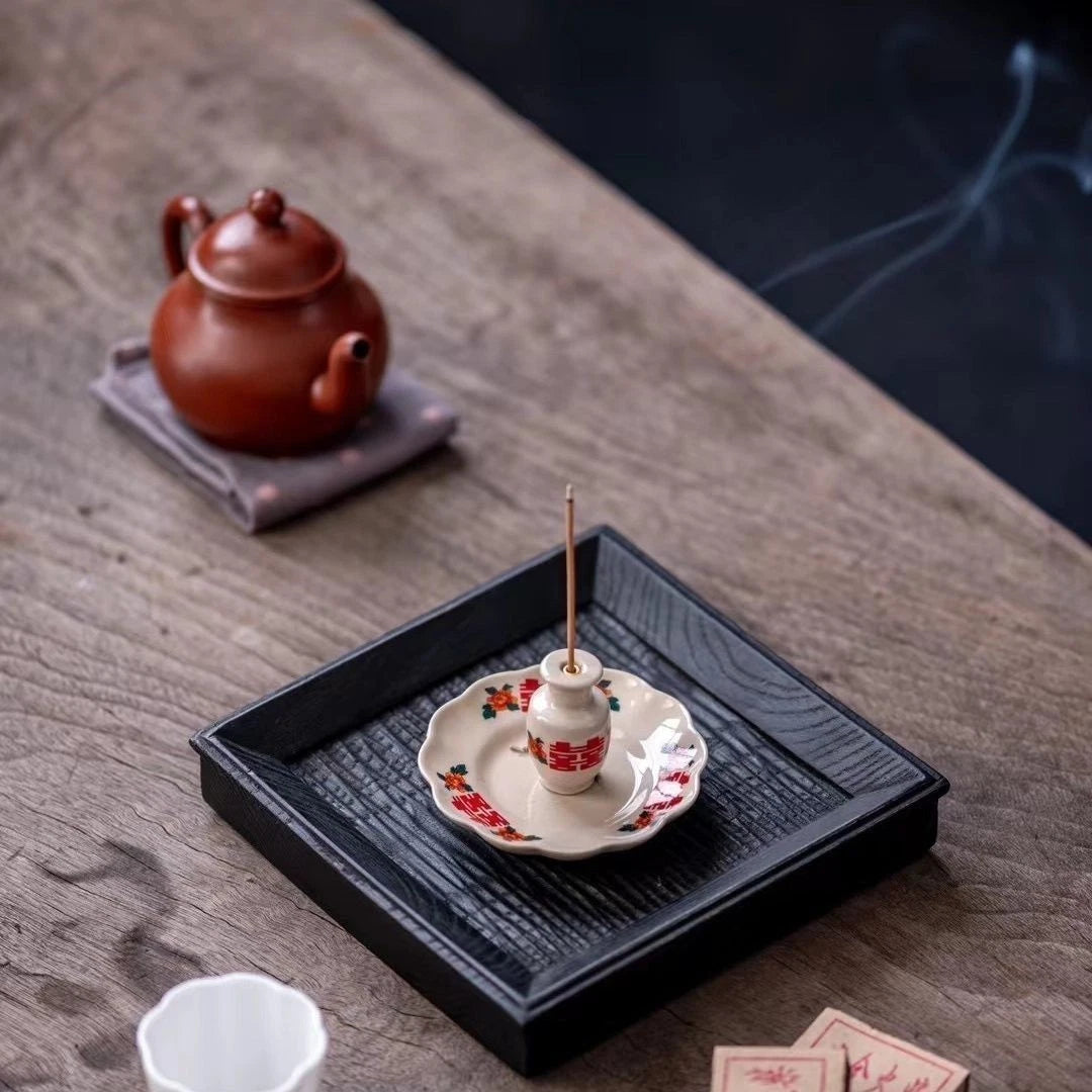 Stick Incense Holder Set Home Incense Burner Gift Chinese Style 07FC0E-D4 - KOEEK