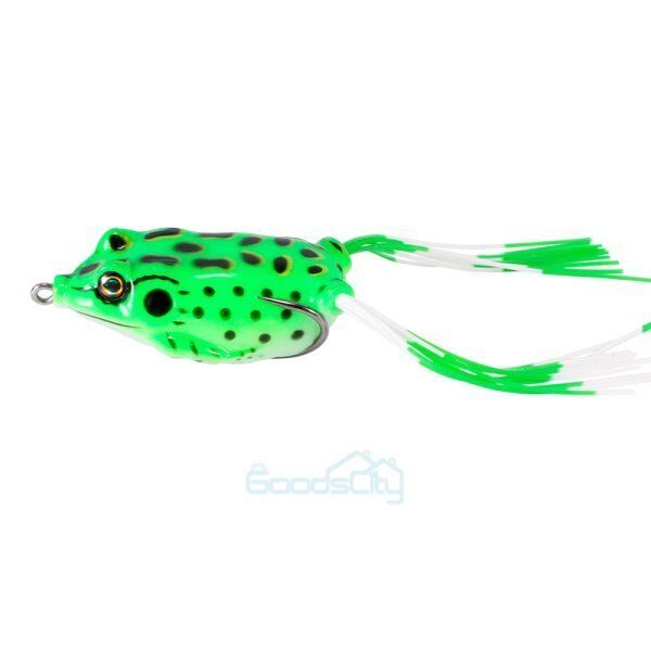 ny 1/10 STK Stor frø Topwater Soft Fishing Frogs Lure Bait Bass oz 2-3/8"