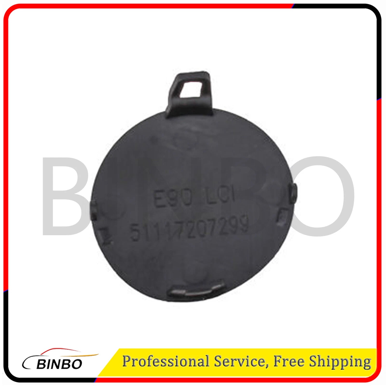 Car Front Bumper Tow Hook Cover for BMW 3 Series E90 E91 2009-2012 51117207299 07FC0E-D4 - KOEEK