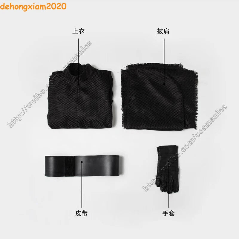 Kylo Ren Cosplay Costume Star Wars 7 The Force Awakens Outfit Custom Halloween 07FC0E-D4 - KOEEK