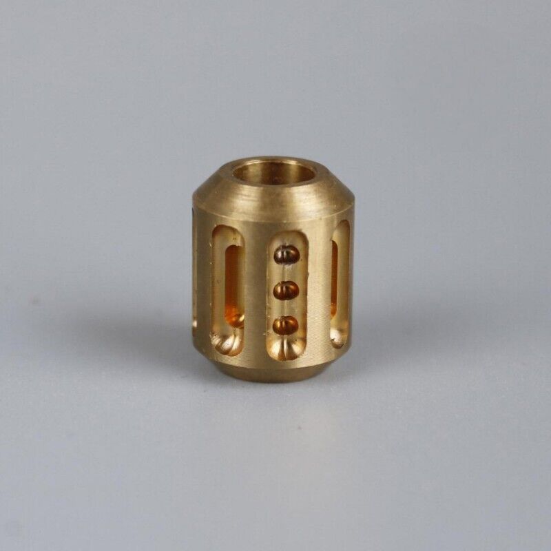 Solid Brass Knife Lanyard Bead Necklace Paracord Pendant Bracelet EDC Charm DIY 07FC0E-D4 - KOEEK