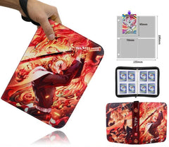 Anime Demon Slayer Rengoku Kyoujurou Zipper Card Storage Book Pack Gift 07FC0E-D4 - KOEEK