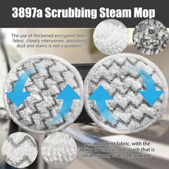 3897a Rotating mop pad, model number: 1641112, 8-piece set