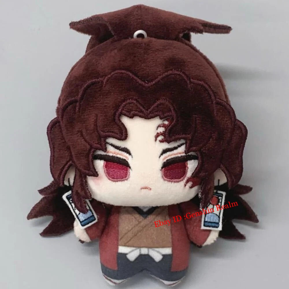 Anime Demon Slayer Tsugikuni Yoriichi Rag Doll Plush Bag Pendant Doll Keychain 07FC0E-D4 - KOEEK