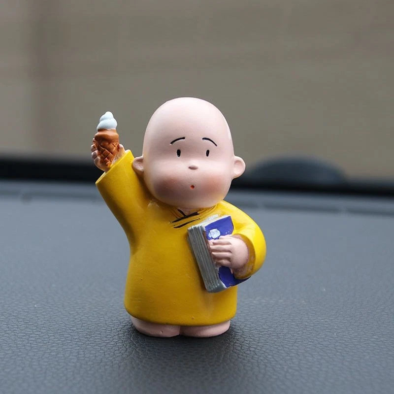 Little Monk Car Ornament Vehicle Interior Decor Figurine 07FC0E-D4 - KOEEK