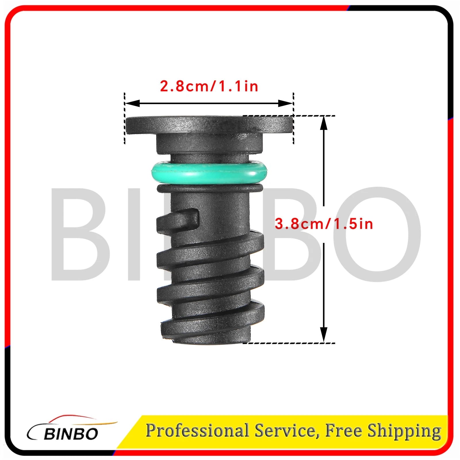 4 PCS Plastic Engine Oil Drain Plug With O-Ring FOR Mercedes Benz 2014-2024 07FC0E-D4 - KOEEK