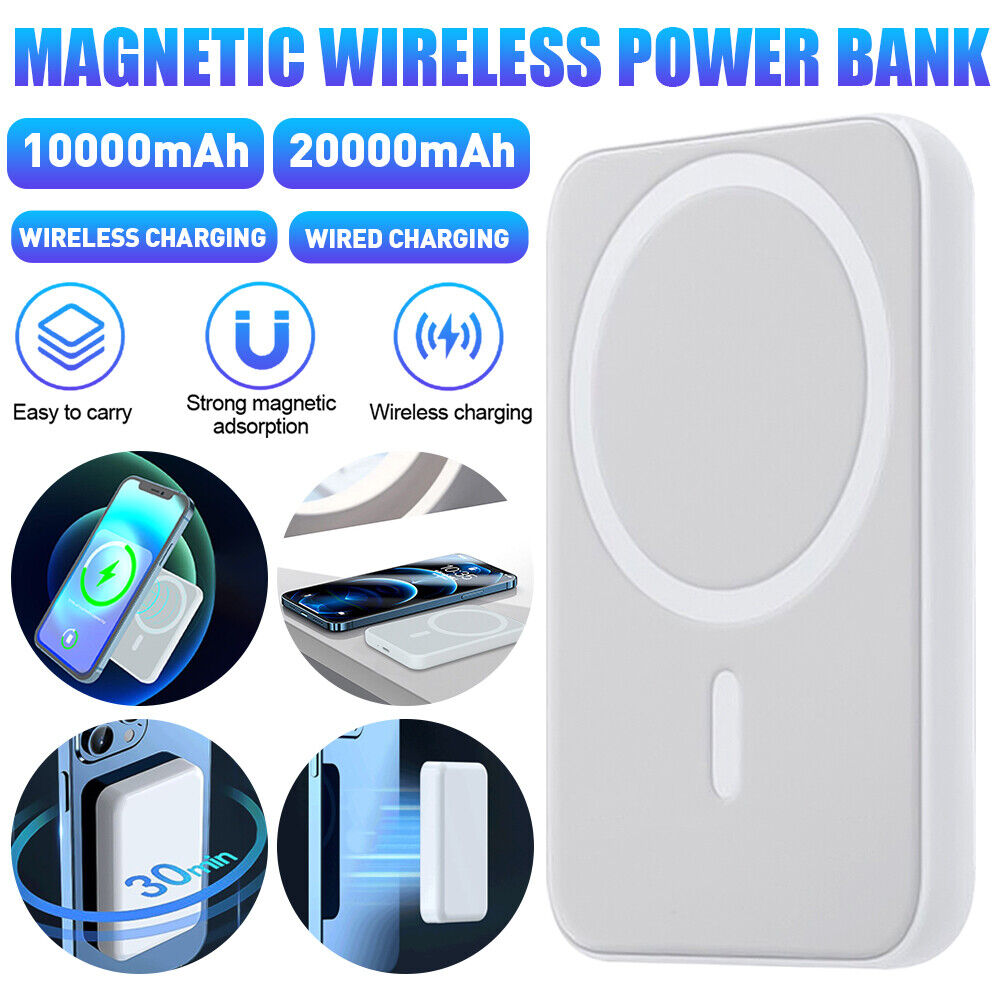 ny 20000mAh magnetisk lader Inalambrico Banco De Energía Para Apple IPhone 15 14