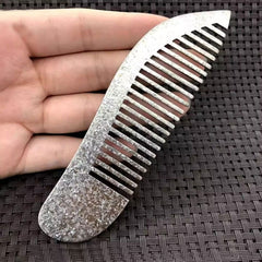 Titanium Antistatic Comb Fish Shape Pocket Comb Hair Beard Comb EDC Tools Gift 07FC0E-D4 - KOEEK