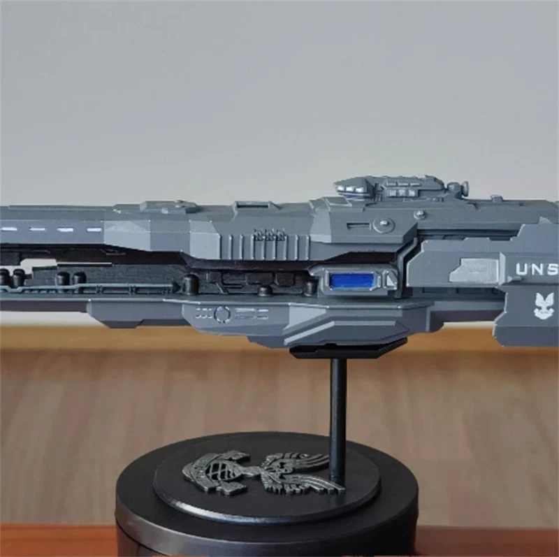 Halo 4 UNSC Resin sci-fi Spaceship Model Resin Spacecraft Handmade Figure Toy 07FC0E-D4 - KOEEK