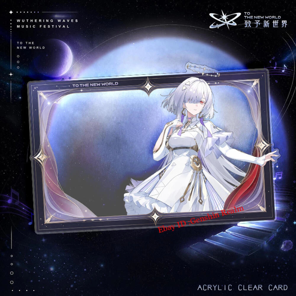 8Pcs/Set Anime Wuthering Waves Photo Prop Transparent Card Decor Collection Gift 07FC0E-D4 - KOEEK