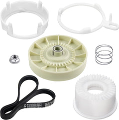 new W10721967 Washer Pulley Clutch Kit & W10006384 Drive Belt by Techecook -... TECHECOOK - KOEEK