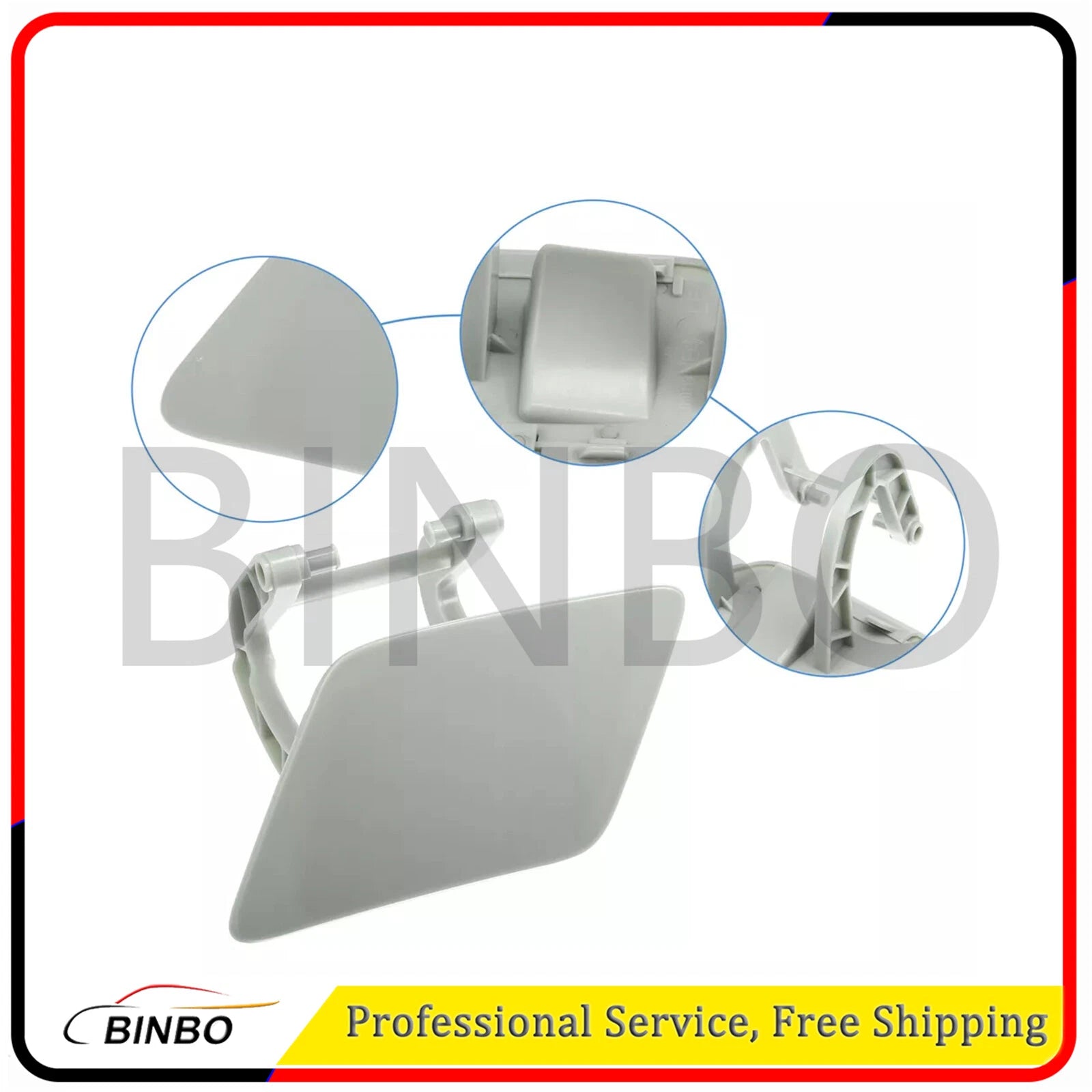 2 Pcs Headlight Washer Nozzle Cap for Mercedes Benz S W221 2010-2013 2218801305 07FC0E-D4 - KOEEK
