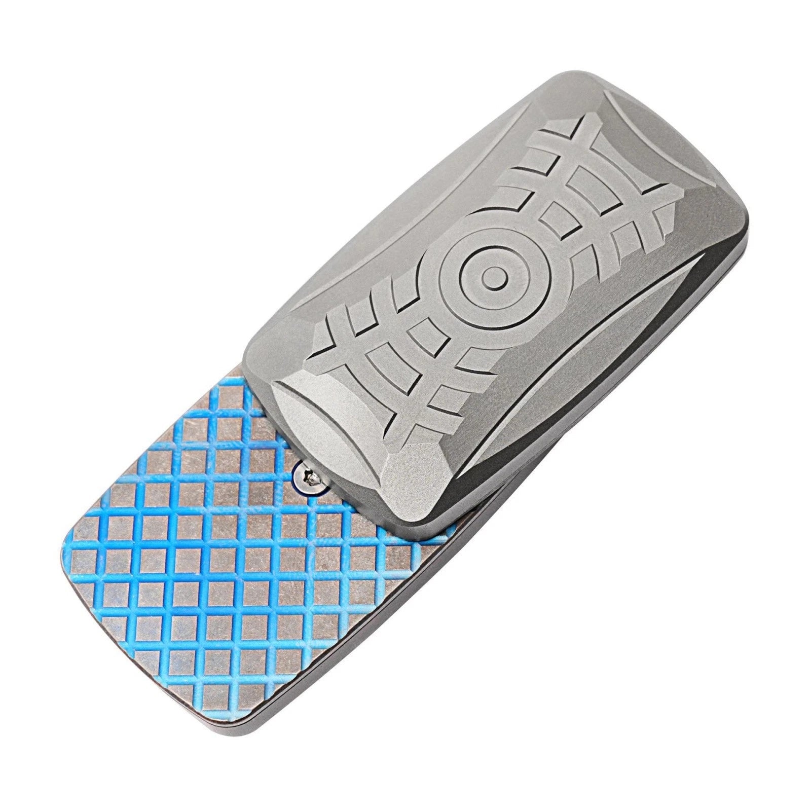 Titanium Alloy Infinite Slider EDC Mechanical Push Card Stress Relief Fidget Toy 07FC0E-D4 - KOEEK