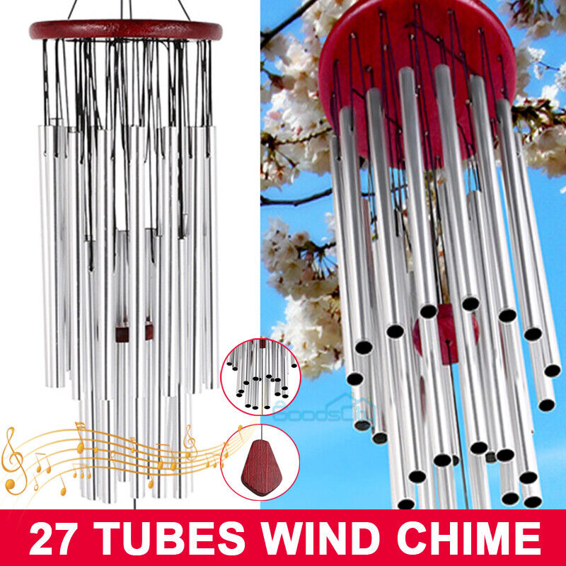 ny 35'' Stor Deep Resonance Serenity Metal Bell Wind Chimes Udendørs Home Decor US