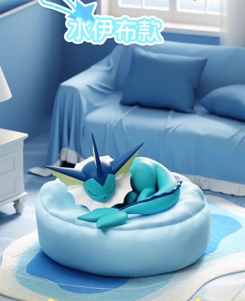Authentic Pokemon Eevee sleeping position Series Blind Box Toy Figure  HOT 07FC0E-D4 - KOEEK