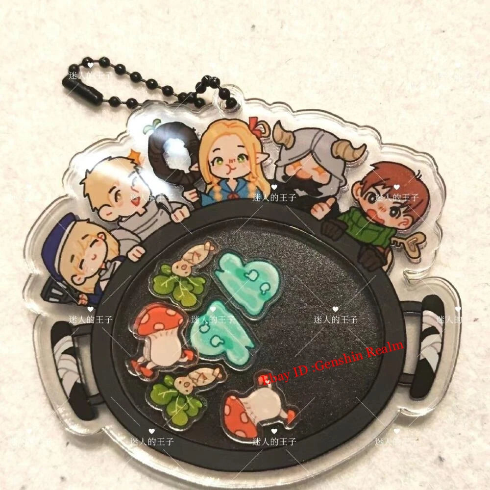 Anime Delicious in Dungeon Marcille Acrylic Keychain Backpack Pendant Gift 07FC0E-D4 - KOEEK