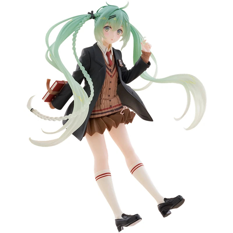 Taito Hatsune Miku Fashion School Uniform Ver. 18cm PVC Anime Figure Collectible 07FC0E-D4 - KOEEK