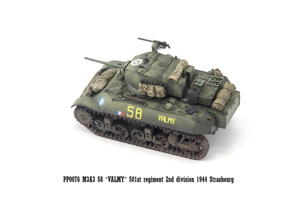 S-Model 1/72 French M3A3 "VALMY" 501st Regiment 2nd division 1944 Finished Model S-MODEL - KOEEK