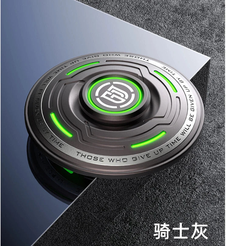 Metal Luminous UFO Hand Spinner Creative EDC Fingertip Gyro Adult Antistress Toy 07FC0E-D4 - KOEEK