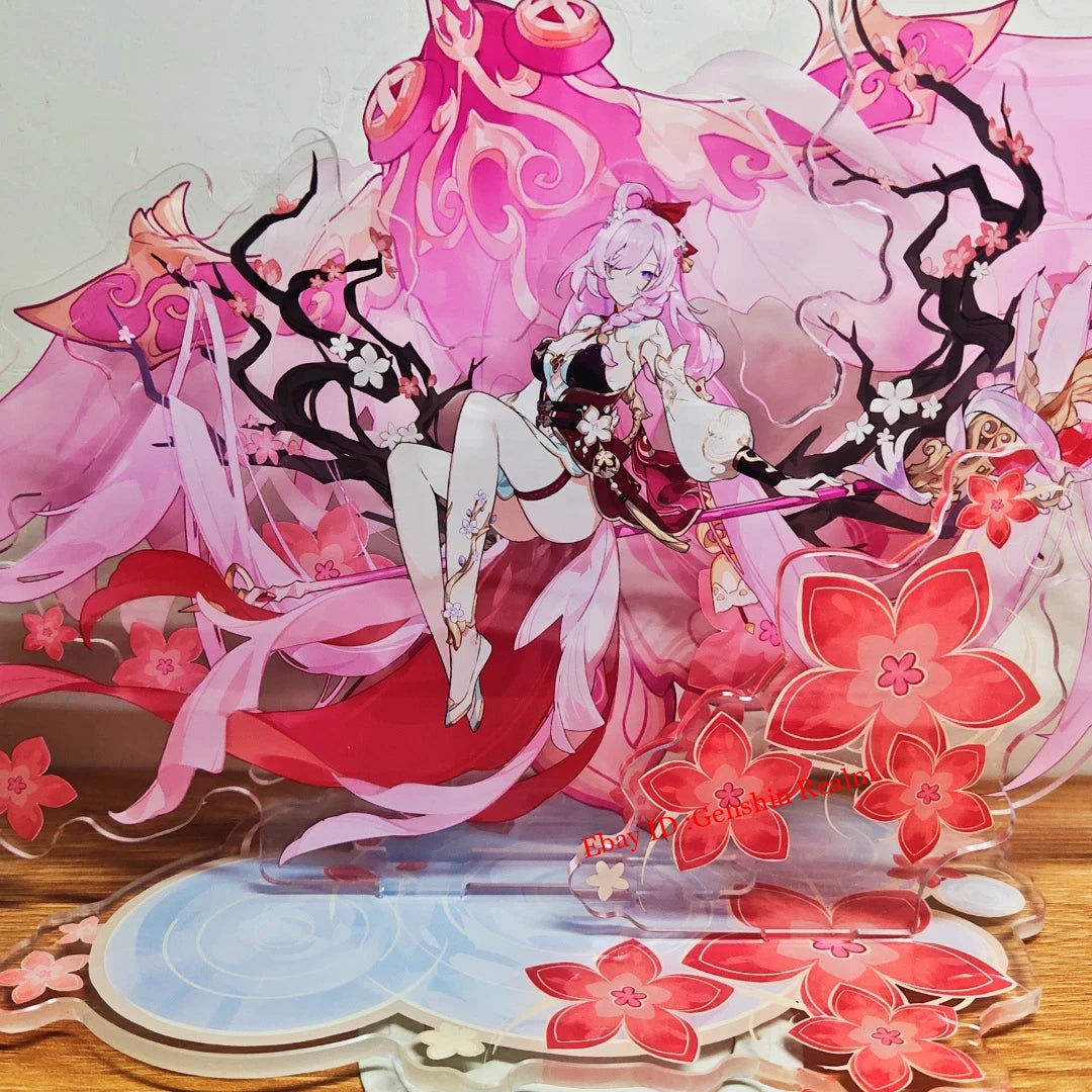 Anime Honkai Impact 3 Elysia Stand Establish  Figure Acrylic Gift 07FC0E-D4 - KOEEK