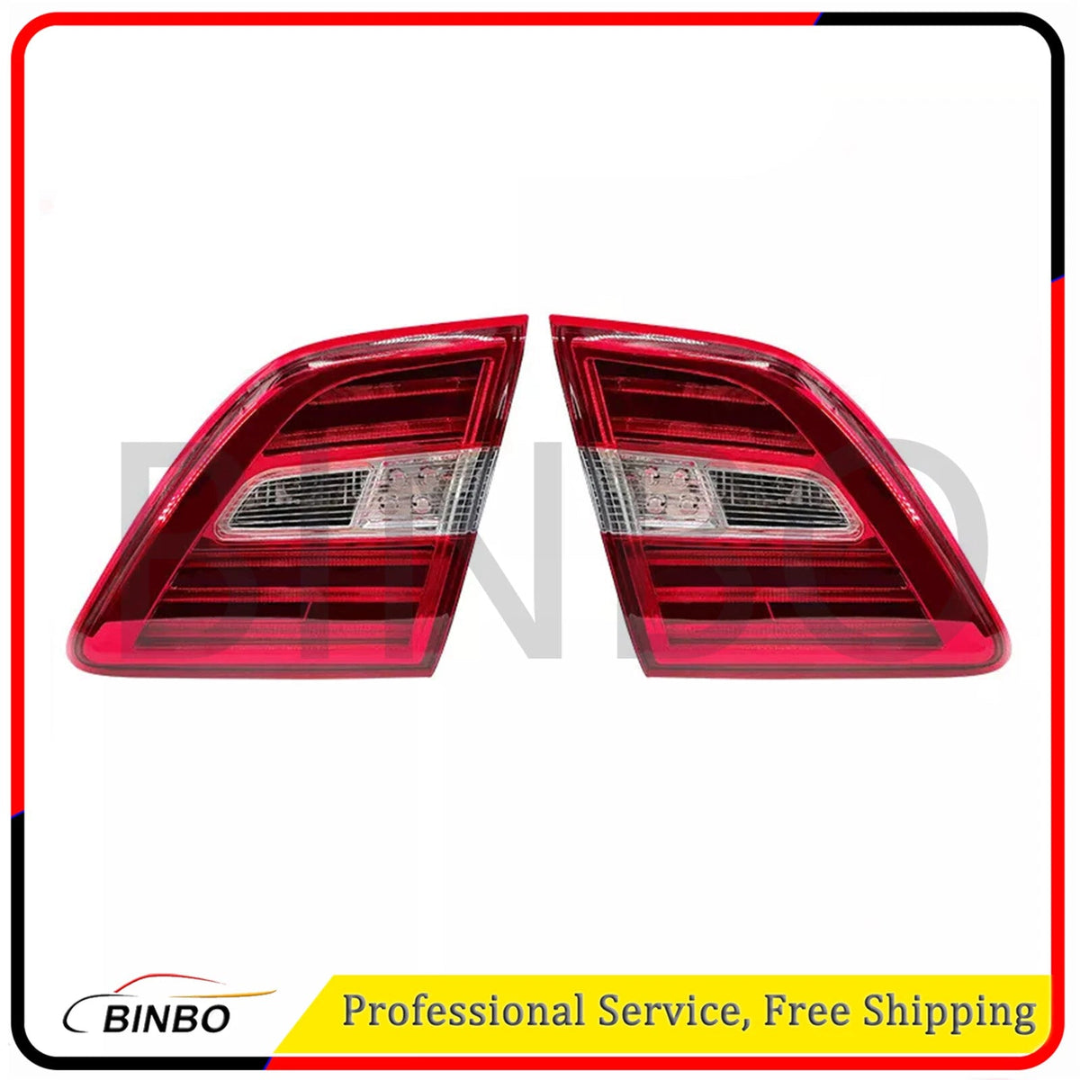 1Pair Passenger Tail Light For Mercedes Benz W166 ML350 2012-15 Rear Lamp Inner 07FC0E-D4 - KOEEK